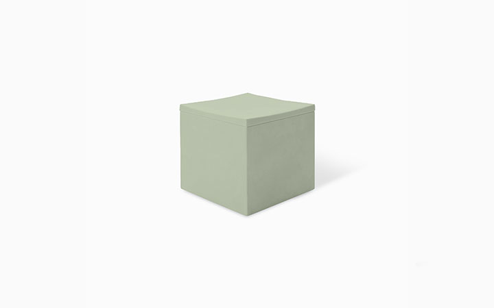 Lounge Cube Stool by Serralunga Furniture Stool